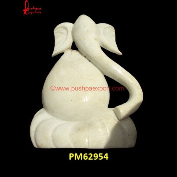 Carved White Marble Ganesh Statue PM62954 marble sculpture modern,marble modern art,marble abstract wall art,marble abstract sculpture,marble abstract art,marble abstract,contemporary abstract stone sculpture,abstract ston.jpg