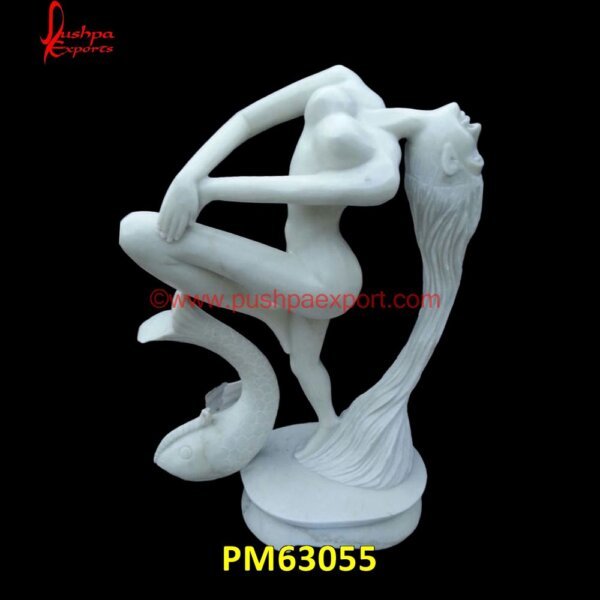 Sea Queen White Marble Stone Modern Art PM63055 abstract stone statues,abstract stone garden statues,abstract stone garden sculpture,abstract statues stone,abstract marble decor,abstract marble bust,abstract grey marble,stone ab.jpg