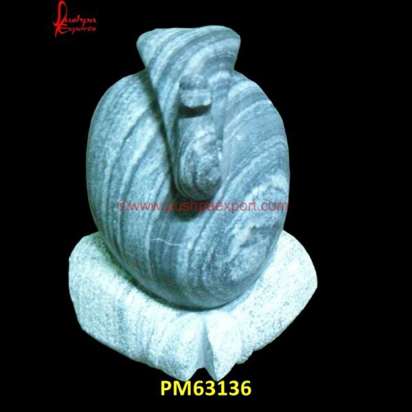 Modern Art Green Marble Ganesha Statue PM63136 abstract stone statues,abstract stone garden statues,abstract stone garden sculpture,abstract statues stone,abstract marble decor,abstract marble bust,abstract grey marble,stone ab.jpg