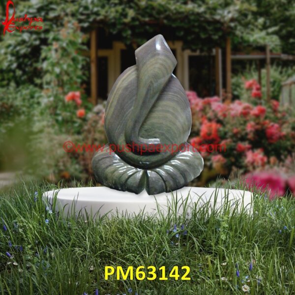 Ganpati Modern Art Statue For Home Decor PM63142 abstract grey marble,stone abstract sculpture,modern marble sculpture,stone modern art,stone abstract art,pink marble abstract art,modern stone art,modern marble wall art,modern ma.jpg