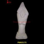 Modern Art Lady Carving White Marble Statue