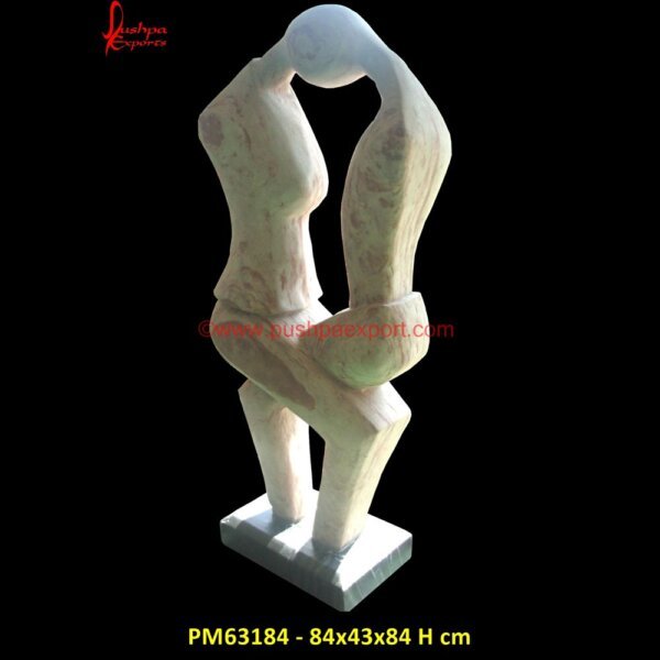 Two Human Single Face Abstract Art Sculpture PM63184 - 84x43x84 H cm modern marble sculpture,stone modern art,stone abstract art.jpg