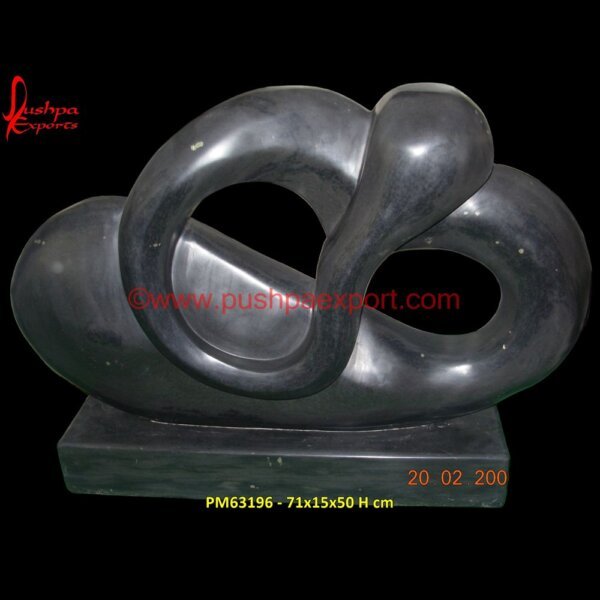 Modern Art Black Stone Sculpture PM63196 - 71x15x50 H cm marble modern art,marble abstract wall art,marble abstract sculpture,marble abstract art.jpg