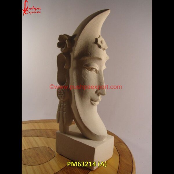 Sandstone Lady Carving Statue PM63214 (A) abstract stoner art,abstract stone statues,abstract stone garden statues.jpg