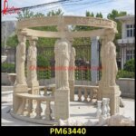 Sandstone Pergola With Pillars