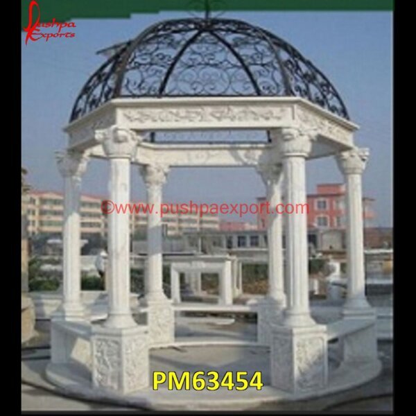 Modern Art Pergola With White Marble Pillars PM63454 stone modern art,stone abstract art,pink marble abstract art,modern stone art,modern marble wall art,modern marble statues,modern marble art,modern art stone sculpture,modern art m.jpg