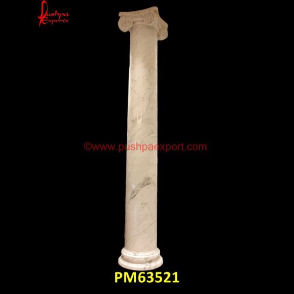 Statuario Marble Wall Pillar PM63521 marble roman columns,marble stone pillar,natural stone column,natural stone pillar caps,outdoor stone columns,patio stone pillars,porch stone pillars,round stone columns,round ston.jpg