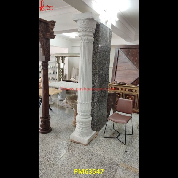 Natural White Stone Column PM63547 stone for pillars,stone gate pillars,stone porch columns,stone porch pillars,veneer stone columns,ancient stone pillar,black granite pillar,black marble pillar,black stone pillar,c.jpg