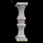 Carved White Marble Stone