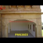 Yellow Stone Arch For Home Entrance