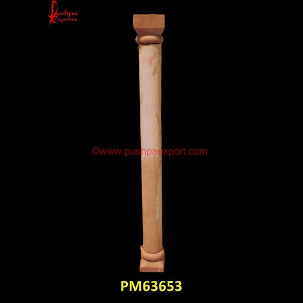 Round Shaped Sandstone Pillar PM63653 natural stone pillar caps,outdoor stone columns,patio stone pillars,porch stone pillars,round stone columns,round stone pillars,sandstone columns,sandstone gate pillars,slate stone.jpg