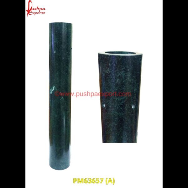 Green Marble Pillar PM63657 (A) round stone pillars,sandstone columns,sandstone gate pillars,slate stone pillars,stone entrance columns,stone entrance pillars,stone wall pillars,travertine pillars,white marble pi.jpg