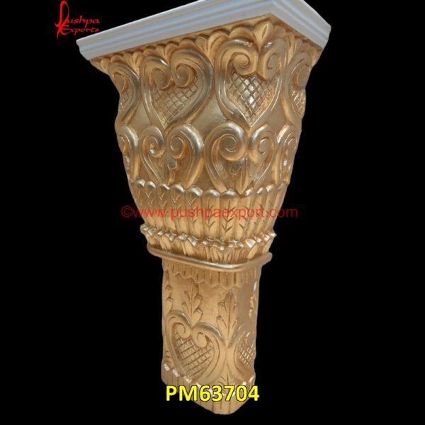 Golden Leafing Marble Pillar PM63704 making stone columns,marble column pillars,marble gate pillar,marble pillar design,marble pillar for mandir,marble pillar texture,marble pillars for temple,marble railing pillar,ma.jpg