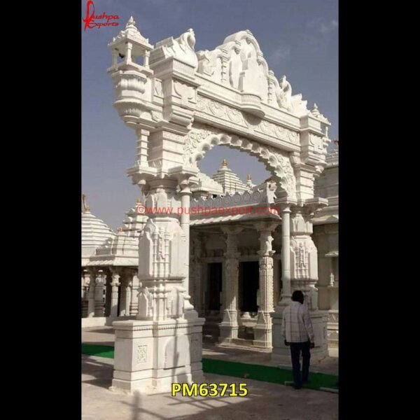 Entrance Gate Of Marble PM63715 porch stone pillars,round stone columns,round stone pillars,sandstone columns,sandstone gate pillars,slate stone pillars,stone entrance columns,stone entrance pillars,stone wall pi.jpg