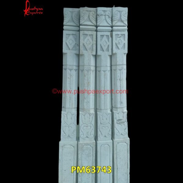 Marble Stone Railing Column PM63743 carved stone columns,carved stone pillars,cast stone pillars,decorative stone columns,decorative stone pillars,exterior stone pillars,front door stone pillars,gate stone pillars,gr.jpg