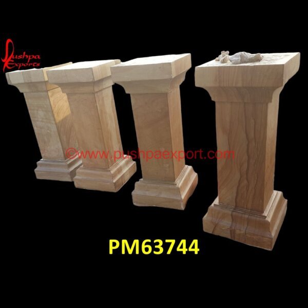 Wall Column Of Sandstone PM63744 carved stone pillars,cast stone pillars,decorative stone columns,decorative stone pillars,exterior stone pillars,front door stone pillars,gate stone pillars,granite columns and pil.jpg