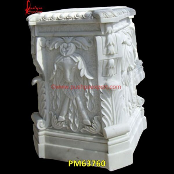 White Stone Column PM63760 japanese stone pillar,jodhpur stone pillar design,large stone columns,large stone pillars,limestone gate pillars,making stone columns,marble column pillars,marble gate pillar,marbl.jpg