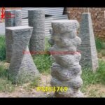 Antique Column Of Natural Stone