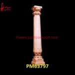 Flower Design Carved Column