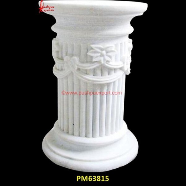 Column Natural White Marble PM63815 gate stone pillars,granite columns and pillars,granite entrance pillars,granite round pillar,granite stone pillars,greek marble columns,green marble pillar,grey stone pillars,half.jpg