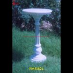 Natural White Marble Side Table Stand