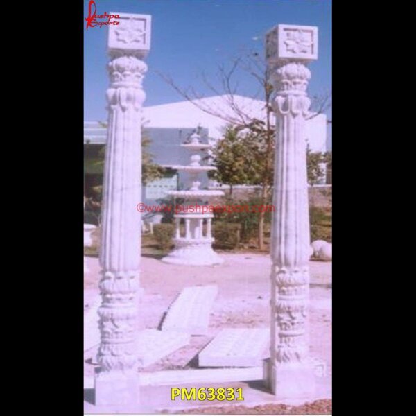 Natural White Marble Carving Column PM63831 marble column pillars,marble gate pillar,marble pillar design,marble pillar for mandir,marble pillar texture,marble pillars for temple,marble railing pillar,marble roman columns,ma.jpg