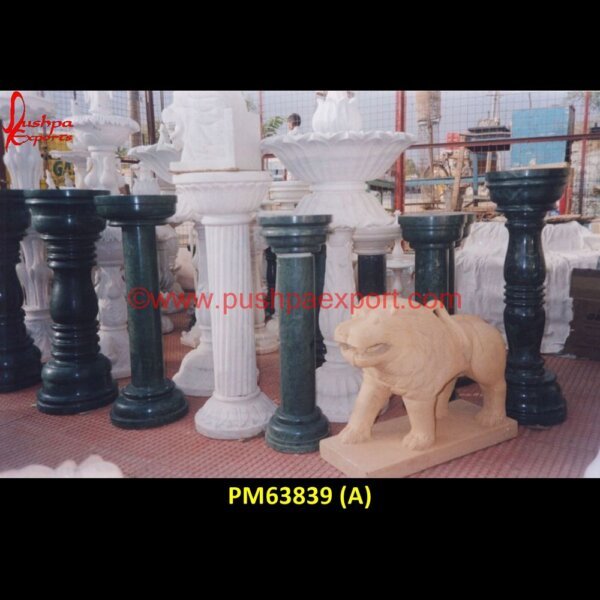 Marble Stone Side Table PM63839 (A) marble stone pillar,natural stone column,natural stone pillar caps,outdoor stone columns,patio stone pillars,porch stone pillars,round stone columns,round stone pillars,sandstone c.jpg