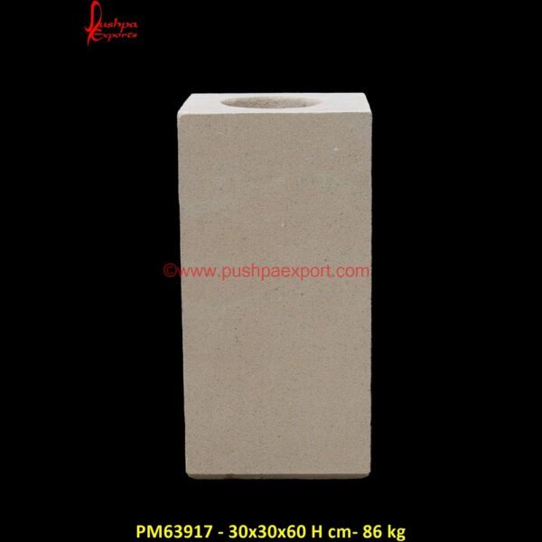 Sandstone Pillar For Table PM63917 - 30x30x60 H cm- 86 kg natural stone pillars,sandstone pillar,stacked stone columns,stacked stone pillars,stone for pillars,stone gate pillars.jpg