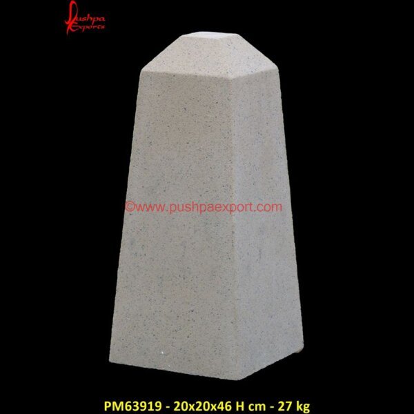 Mint Sandstone Column PM63919 - 20x20x46 H cm - 27 kg stacked stone columns,stacked stone pillars,stone for pillars,stone gate pillars,stone porch columns,stone porch pillars.jpg