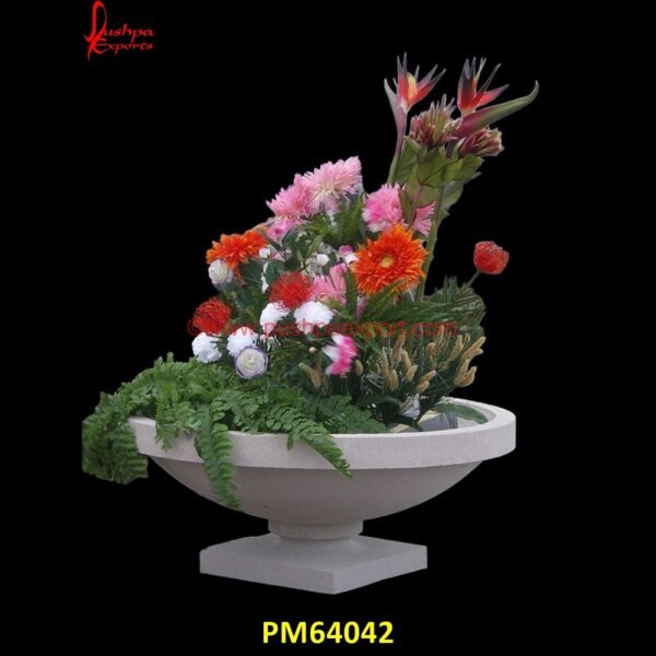 Mint Sandstone Planter PM64042 white marble planter,marble urn,stone pot,black marble planter,black marble urn,blue marble urn,cast stone planter,granite stone pots,large natural stone planters,limestone planter.jpg