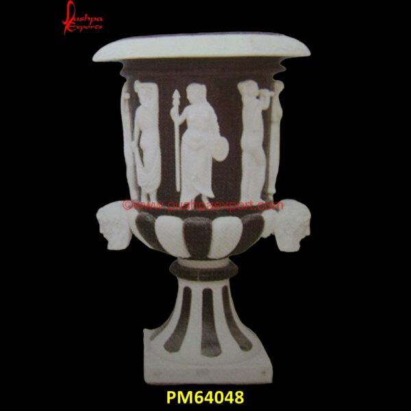 Human Design Carved Indoor Planter PM64048 cast stone planter,granite stone pots,large natural stone planters,limestone planter,marble flower pot,marble planter,marble pot,natural stone planters,river rock planters,sandston.jpg