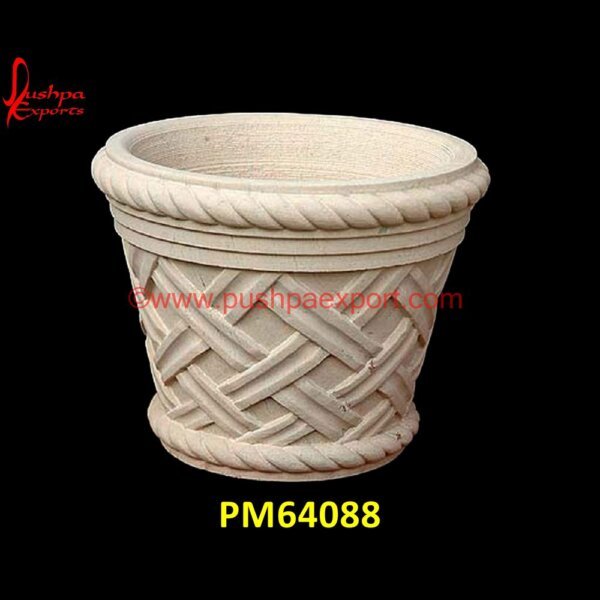 Design Carving Stone Planter PM64088 stone rectangular planter,stone urns planters,tall stone planters,travertine planter,unique stone planters,unique stone urns,white marble urn,white stone planter,antique stone plan.jpg