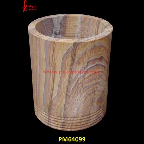 Rainbow Stone Cylindrical Planter PM64099 black granite urn,green marble urn,grey stone planter,indoor stone planter,large outdoor stone planters,large stone flower pots,large stone pots,large stone urn,large white stone p.jpg