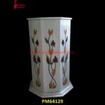 Inlay White Marble Planter