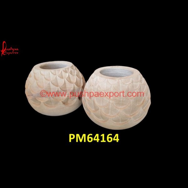 Round Sandstone Carved Planter PM64164 stone bowl planter,stone flower pots,stone garden planters,stone outdoor planter,stone plant pot,stone rectangular planter,stone urns planters,tall stone planters,travertine plante.jpg