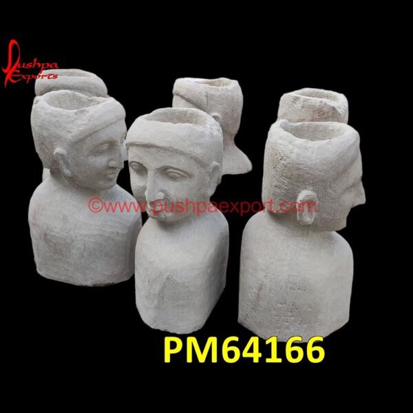 Human Face Statue Planter PM64166 stone garden planters,stone outdoor planter,stone plant pot,stone rectangular planter,stone urns planters,tall stone planters,travertine planter,unique stone planters,unique stone.jpg