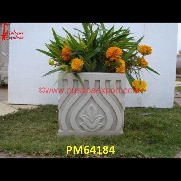 Handcarved Sandstone Planter PM64184 white marble urn,white stone planter,antique stone planters,antique stone pots,big stone planters,black granite urn,green marble urn,grey stone planter,indoor stone planter,large o.jpg