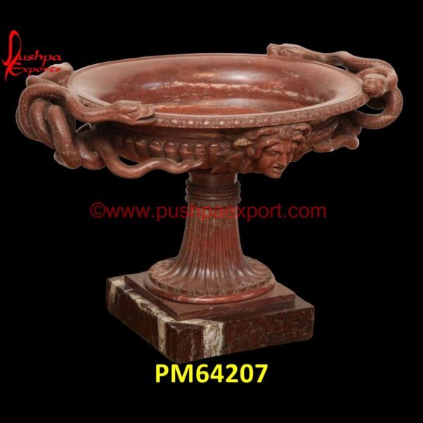 Italian Stone Planter PM64207 natural stone plant pots,pink marble urn,round stone planter,small marble urn,small stone urn,square stone planters,stone flower planters,stone garden pots,stone outdoor pots,stone.jpg