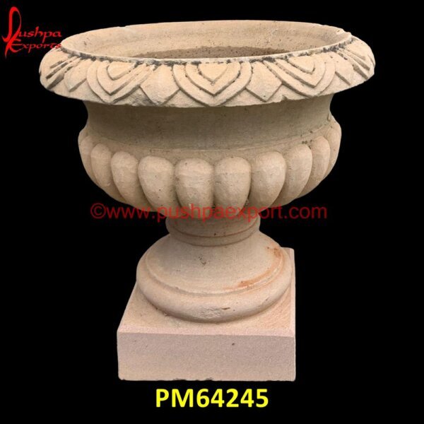 Handicraft Sandstone Planter PM64245 large natural stone planters,limestone planter,marble flower pot,marble planter,marble pot,natural stone planters,river rock planters,sandstone planters,stone bowl planter,stone fl.jpg