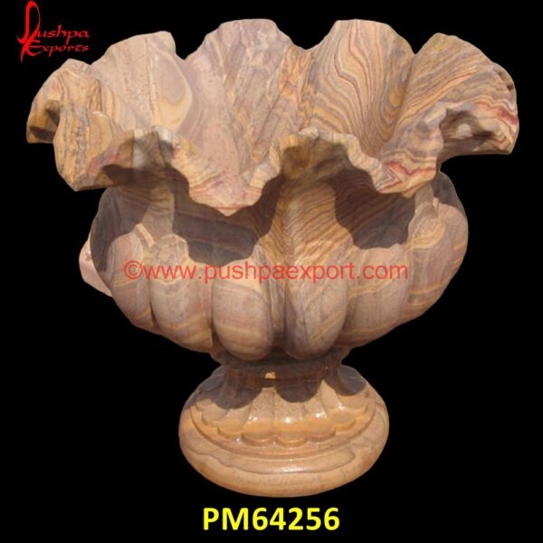 Handmade Rainbow Sandstone Planter PM64256 river rock planters,sandstone planters,stone bowl planter,stone flower pots,stone garden planters,stone outdoor planter,stone plant pot,stone rectangular planter,stone urns planter.jpg