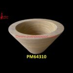 Teak Sandstone Cone Shaped Planter