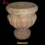 Pattern Carved Sandstone Frontyard Planter