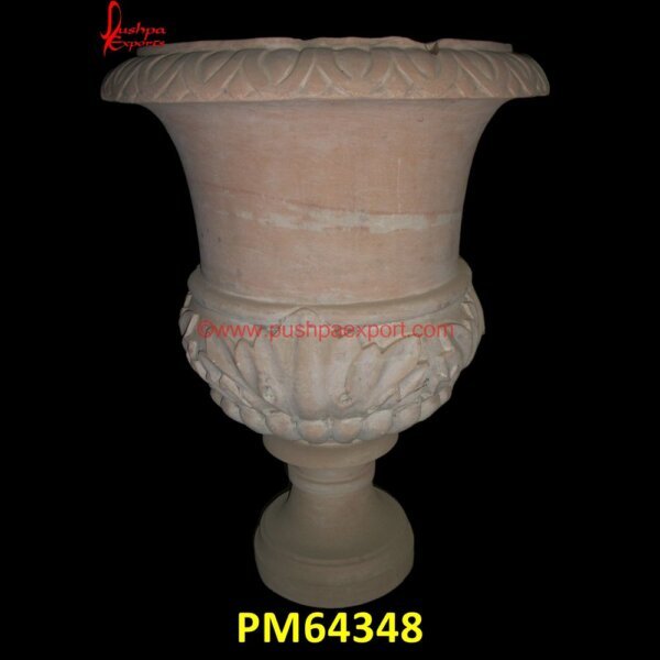 Handcarved Sandstone Frontyard Planter PM64348 granite stone pots,large natural stone planters,limestone planter,marble flower pot,marble planter,marble pot,natural stone planters,river rock planters,sandstone planters,stone bo.jpg