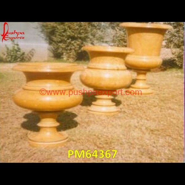 Yellow Jaisalmer Stone Frontyard Planter PM64367 unique stone urns,white marble urn,white stone planter,antique stone planters,antique stone pots,big stone planters,black granite urn,green marble urn,grey stone planter,indoor sto.jpg