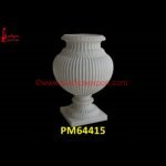 Urn Shape White Stone Planter