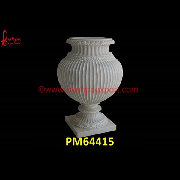 Urn Shape White Stone Planter PM64415 stone planters indoor,stone planters large,stone urns for garden,white marble planter,marble urn,stone pot,black marble planter,black marble urn,blue marble urn,cast stone planter,.jpg