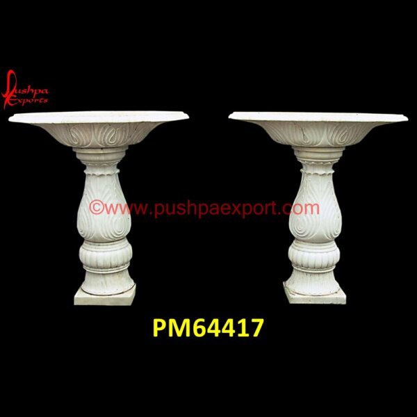 Unique White Marble Planter PM64417 stone urns for garden,white marble planter,marble urn,stone pot,black marble planter,black marble urn,blue marble urn,cast stone planter,granite stone pots,large natural stone plan.jpg