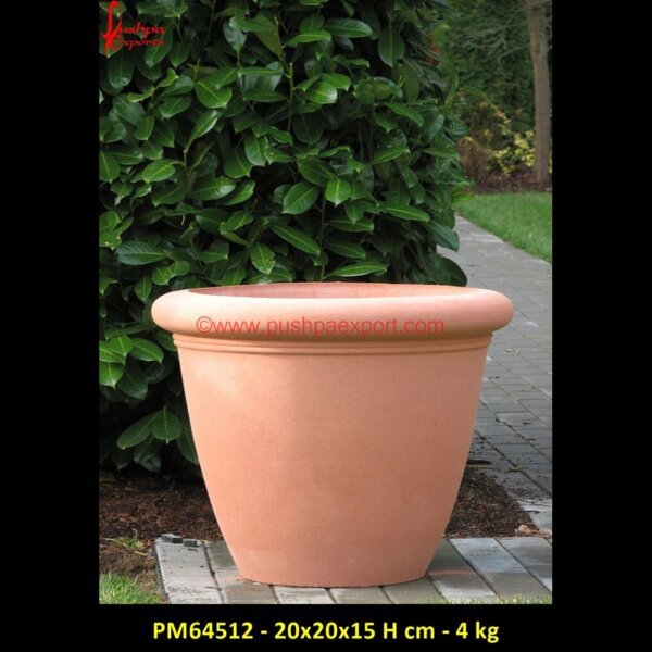 Sandstone Pot PM64512 - 20x20x15 H cm - 4 kg stone garden planters,stone outdoor planter,stone plant pot,stone rectangular planter,stone urns planters,tall stone planters.jpg