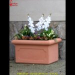 Red Sandstone Outdoor Planter