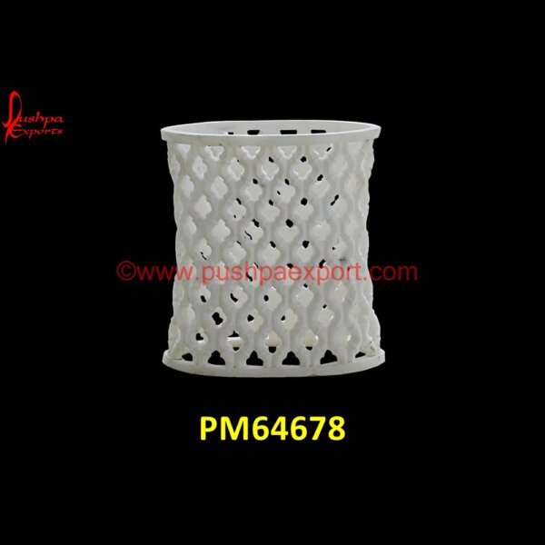 Jali Carving White Marble Stool PM64678 white marble chowki,marble stool table,marble vanity stool,stone outdoor stool,marble stool side table,black marble stool,white stone stool,marble stool,white stone in stool,white.jpg